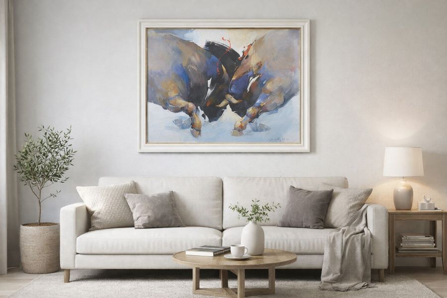 Kako pravilno postaviti sliku na zid