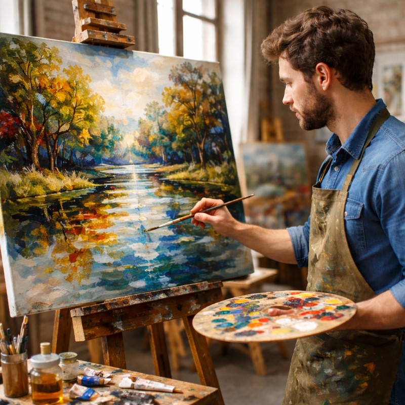 Razlika između ulja na platnu i akrila