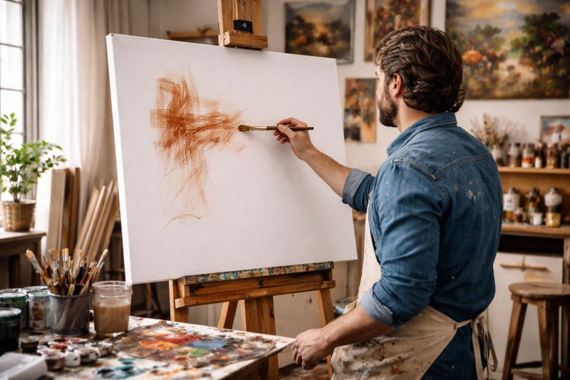 Kako nastaje umetnička slika